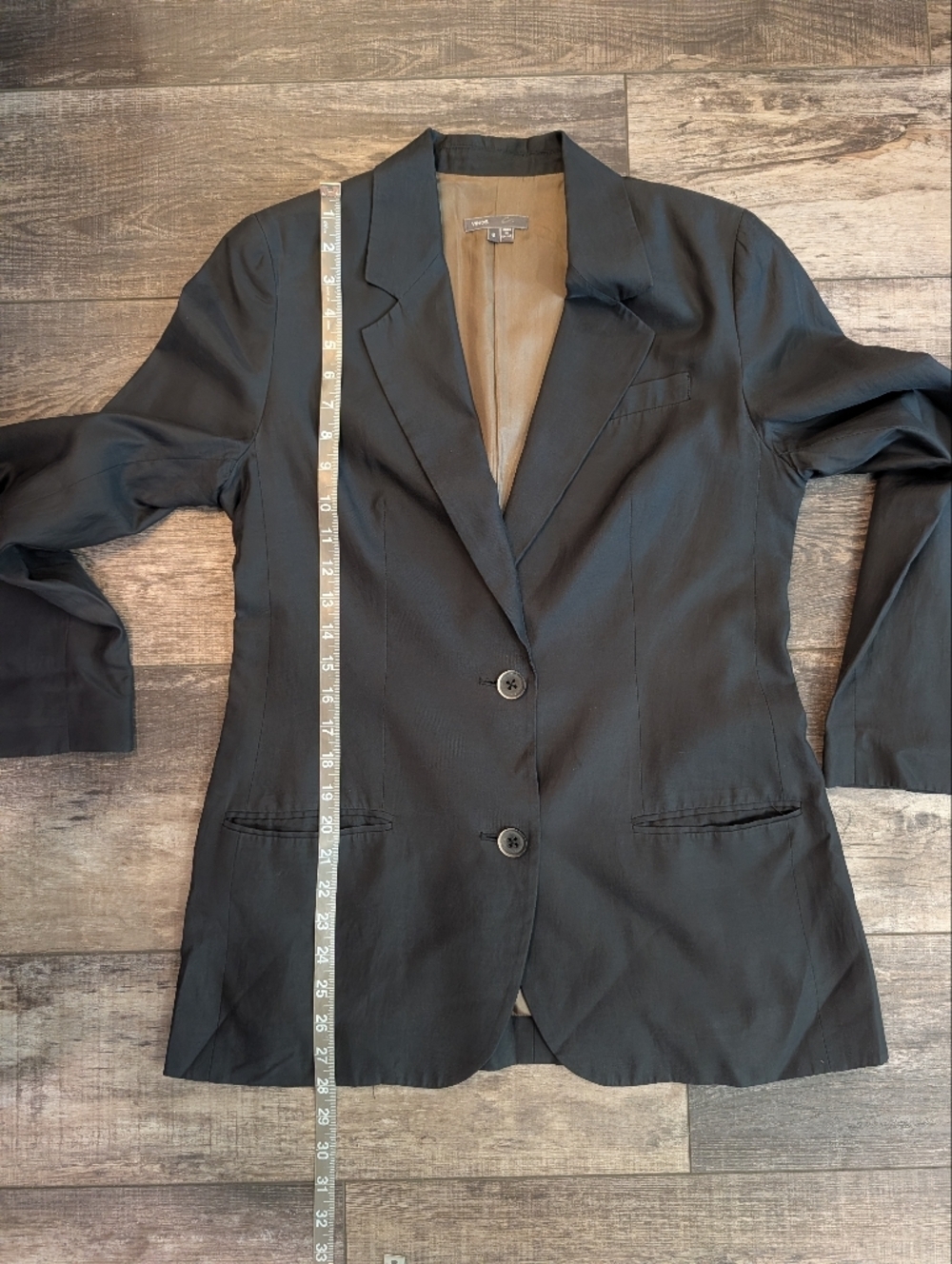 Vince Classic Grey Women's Blazer - Size 8 - Picture 8 of 8